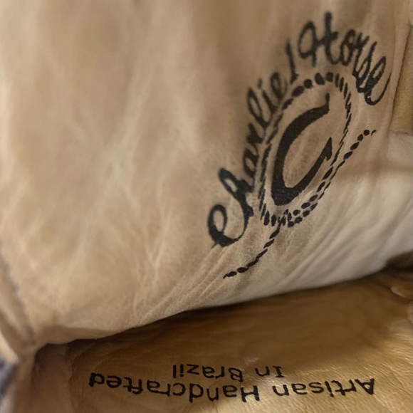 ‼️‼️Sold‼️‼️ Charlie Horse 1 Artisan Handcrafted Cowboy Boots. - Picture 7 of 9